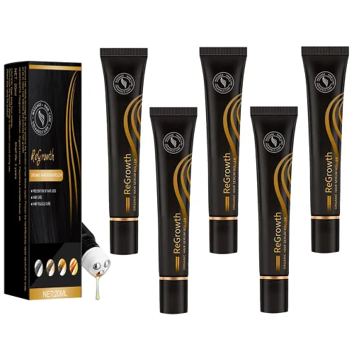 Miniatura 9 de Juego de 10 rodillos de suero orgánico para el crecimiento del cabello, kit de regeneración del cabello orgánico, triple masajeador enrollable