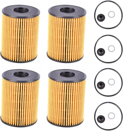 Miniatura 10 de Filtros de aceite con juntas tóricas y juntas de tapón de drenaje 26320-3N000 Compatibles con Genesis G80 GV80 3.5L 2021-2023/GV70 3.5L