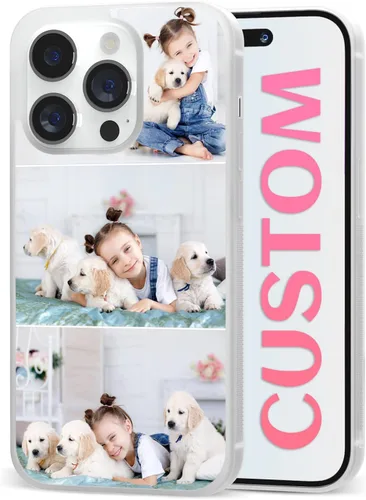 Miniatura 9 de Fundas de teléfono con collage de fotos, funda protectora de silicona para niñas, niños, mujeres, parejas, amigos, para iPhone 11, 12, 13, 14, 15