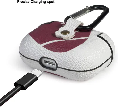 Miniatura 3 de Funda para Airpods Pro, para Airpods Pro, accesorios de piel, patrón deportivo para Airpod Pro, funda de carga de cuero para AirPods Pro, fútbol
