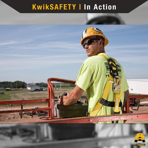 Miniatura 8 de KwikSafety - SCORPION Safety Harness [w/Attached 6ft Lanyard] Safety Harness Fall Protection Kit ANSI OSHA Estándar