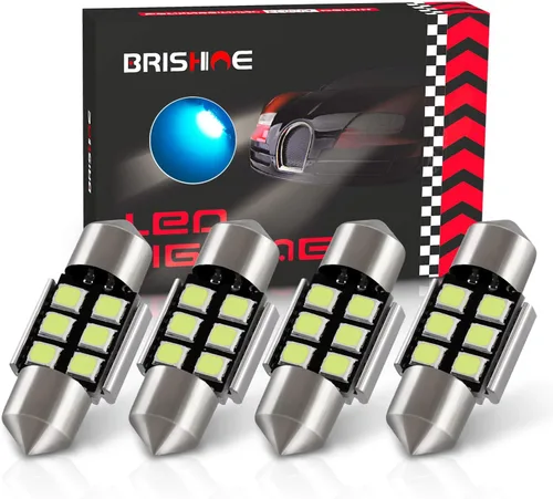 Miniatura 16 de 4 bombillas LED Festoon DE3175 de 1.102 in y 1.142 in, 2835 chipsets Canbus sin errores, 1.1 pulgadas, DE3021 3175 3022 N3, bombillas LED