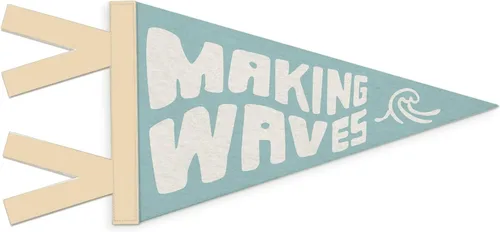 Miniatura 12 de Decoración de guardería oceánica, pancarta colgante de bandera con banderines para colgar en la pared, decoración de habitación de playa, decoración