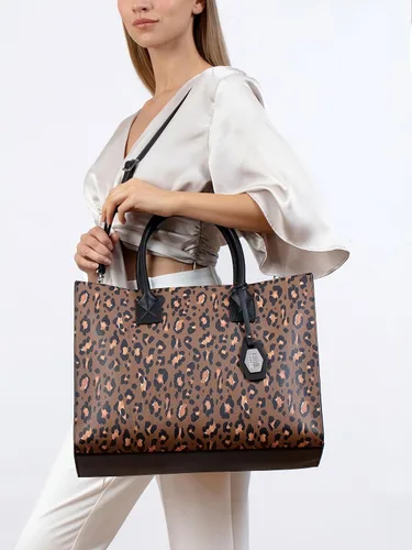 Miniatura 4 de Cavalli Class MODENA - Bolso tote grande negro para mujer, Negro