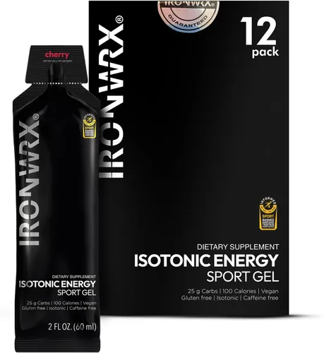 Miniatura 7 de Isotonic Energy Gels 0.88 oz de carbohidratos rápidos y electrolitos Combustible de resistencia sin desorden para correr, ciclismo y triatlones