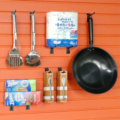 Miniatura 6 de HUHOLE Ganchos negros para pared, 2 pulgadas, 50 unidades, acero inoxidable, recubrimiento en polvo, carga máxima de 20 libras, estilo industrial