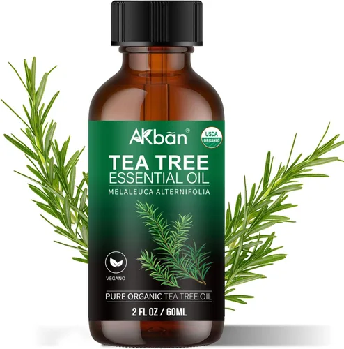 Miniatura 8 de AKBAN Aceite esencial de árbol de té y aceite de árbol de té para el tratamiento del cabello, 100% puro y natural, ideal para cabello, piel, uñas