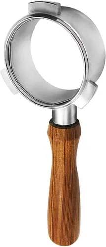 Miniatura 4 de Portafiltro sin fondo de 2.126 in, portafiltro desnudo sin fondo compatible con Breville serie 8 y máquinas Breville de 2.126 in Compatible