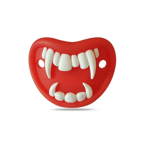 Miniatura 5 de Kisangel Chupetes divertidos con forma de calabaza, esqueleto, vampiros, colmillos, novedad, pezón, bebé, chupete para Halloween, recuerdos de fiesta