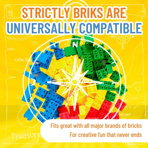 Miniatura 4 de Juego de bloques grandes, bloques de construcción grandes para edades de 3 años en adelante, 100% compatible con todas las principales marcas