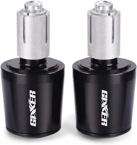 Miniatura 5 de Manillar de motocicleta, peso final, agarres para manillar, tapa antivibración, enchufe plateado para Suzuki Gixxer 150sf 250sf 155 accesorios