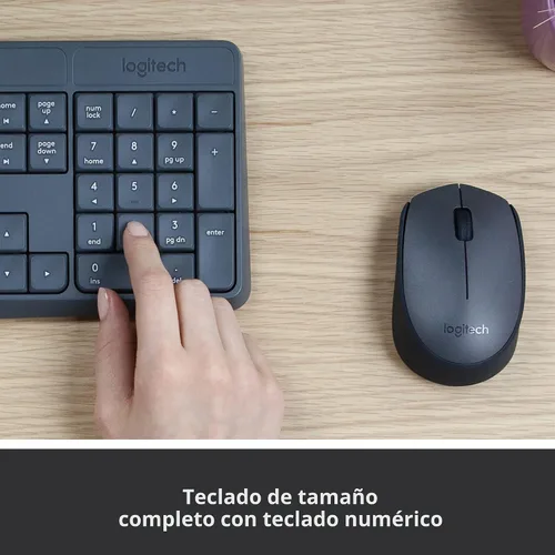 Miniatura 3 de Logitech Teclado y mouse inalámbrico MK235