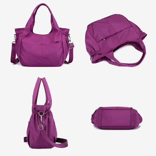 Miniatura 3 de MINTEGRA Hobo - Bolso cruzado para mujer, de nailon, impermeable, bolso de hombro, bolso casual