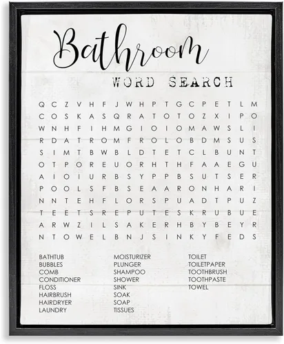 Miniatura 13 de Stupell Industries Jabón fresco y agua bañera baño diseño enmarcado flotante lienzo pared diseño de arte de pared por letras y forrado 4-Flotador