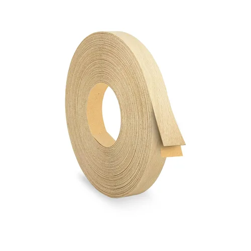 Miniatura 8 de Abedul 1 1/2 pulgadas x 25 pies Cinta de chapa de bandas de borde, cinta adhesiva para bordes de revestimiento de borde de moldura de tira de vinilo