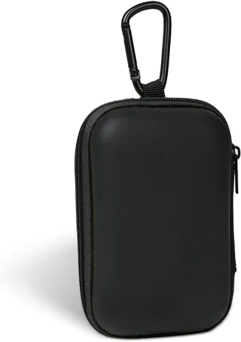 Miniatura 16 de Estuche cuadrado para auriculares, bolsa de almacenamiento portátil de EVA, organizador de accesorios para teléfono celular con mosquetón