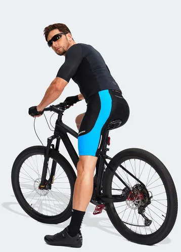 Miniatura 6 de Bikewa Pantalones cortos de ciclismo para hombre con acolchado 3D para ciclismo de carretera, ciclismo de montaña, ciclismo UPF 50+, bolsillos