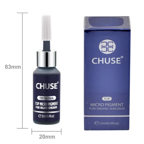 Miniatura 3 de CHUSE Pigmentos delineadores de cejas PMU 0.4oz/0.4 fl oz (T101 Negro)