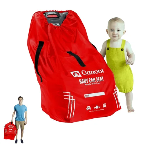 Miniatura 7 de Bolsa de viaje para asiento de automóvil infantil para avión - Bolsa resistente de facturación en puerta para asientos de automóvil que se adapta