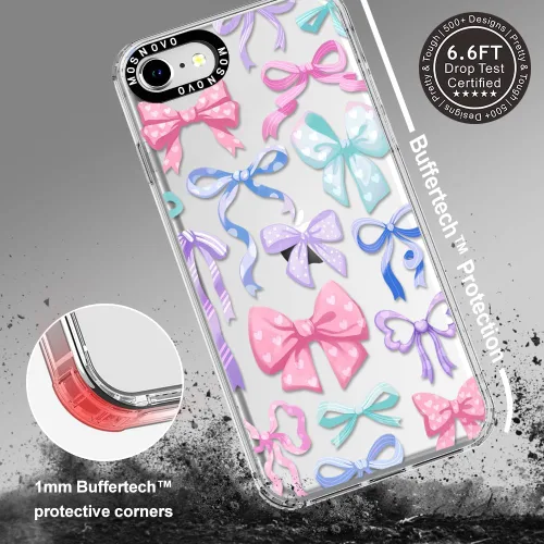 Miniatura 5 de MOSNOVO - Funda SE , para iPhone 8, 7, SE, protección Buffertech de grado militar contra caídas (6.6 pies), antidesprendimiento, poliuretano