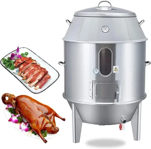 Comercial de acero inoxidable de carbón de gas de doble uso cordero/costillas/pollo/pato asador horno asador máquina para el hogar restaurante