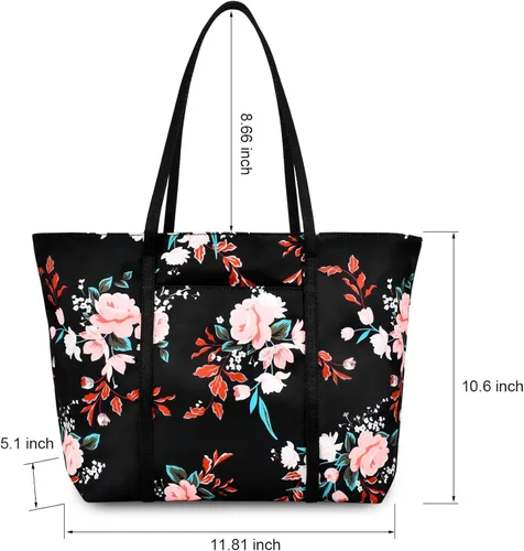 Miniatura 3 de Bolso de hombro floral para mujer, impermeable, para adolescentes, playa, escuela