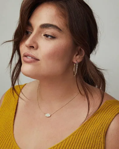 Miniatura 48 de Kendra Scott - Collar Elisa con dije para mujer, joyería de moda, chapado en oro de 14 quilates