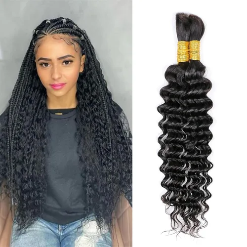 Miniatura 8 de Extensiones de cabello humano afro rizado 4B 4C Afro Kinky a granel de cabello humano virgen sin procesar para mujeres, negro natural, 8 pulgadas