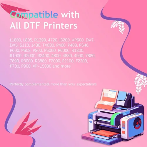 Miniatura 4 de DTF tinta negra 1000ML repuesto para cabezal de impresión DX5 DX7 5113 XP600 L3200 4720 TX800 L1800 L805 R1390 DTF, para impresión de película