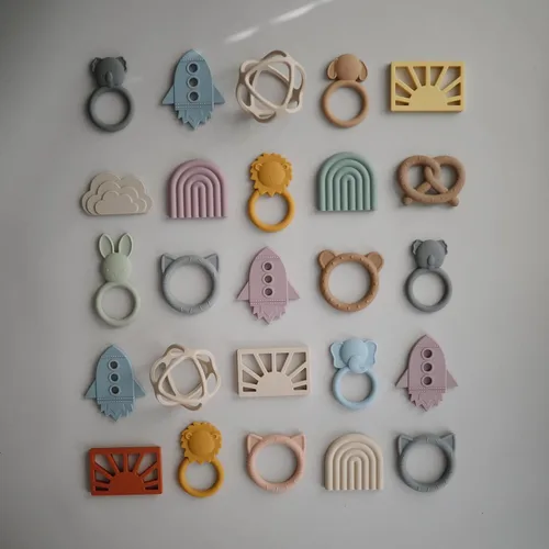 Miniatura 8 de mushie Juguete de silicona para dentición de bebé Conejo Conejito