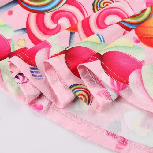Miniatura 5 de LaBeca - Vestido sin mangas o de manga larga para niñas, vestidos informales con diseño de unicornio o sirena para niñas pequeñas o grandes