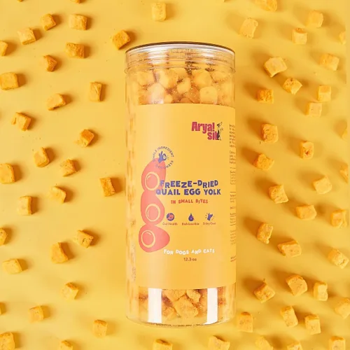 Miniatura 2 de Arya Sit! - Golosinas y complemento alimenticio liofilizadas de un solo ingrediente para perros (yema de huevo)