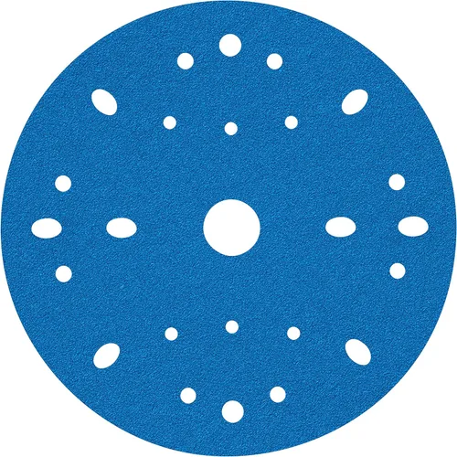 Miniatura 4 de Hookit AMAPR 3M Blue - Disco abrasivo multiagujero, 36174, 6 pulgadas, grado 120, 50 discos por caja