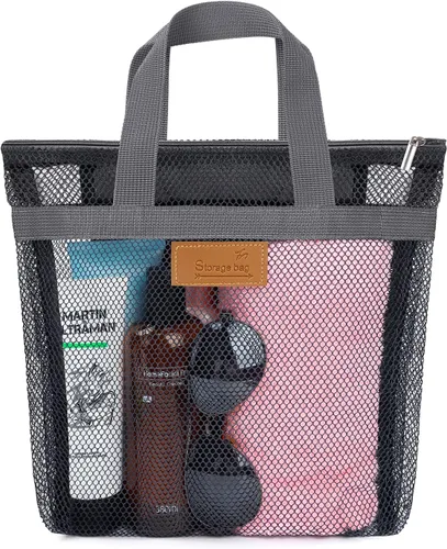 EIMMBD Carrito de ducha portátil colgante con asa, organizador de ducha de viaje de gran capacidad para viajes, gimnasio, universidad