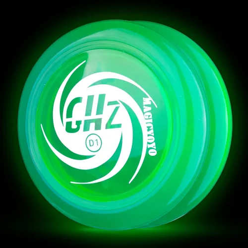MAGICYOYO Yoyo D1 GHZ Looping Yoyo que brilla en la oscuridad, Yoyo de nivel básico para niños, Yoyo de retorno automático para principiantes, yoyo