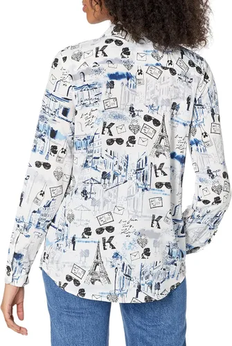 Miniatura 2 de Karl Lagerfeld Paris Women's Long Sleeve Whimsical Blouse