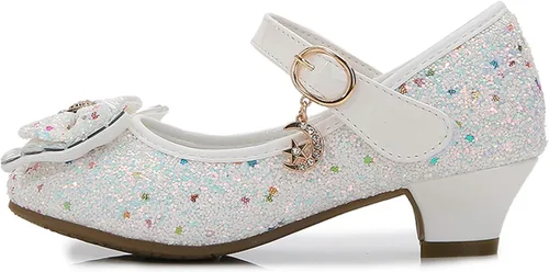 Miniatura 3 de Cadidi Dinos Zapatos de vestir para niñas, zapatos de fiesta de boda, zapatos de tacón Mary Jane Princesa (bebéniño pequeñoniño grande)