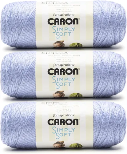 Miniatura 23 de Caron Simply Soft - Hilo verde militar, paquete de 3 unidades de 6.00 oz/6 onzas, 100% acrílico, peinado #4 (mediano), 315 yardas, tejido/ganchillo