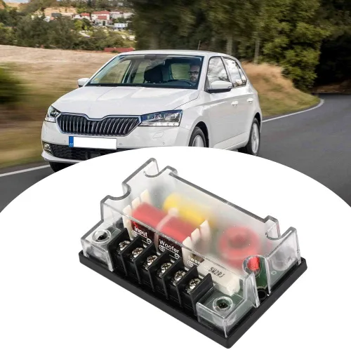 Miniatura 2 de Divisor de frecuencia de altavoz de coche, divisor de frecuencia de audio de 2 vías para automóvil, filtro de sonido, accesorios para automóviles