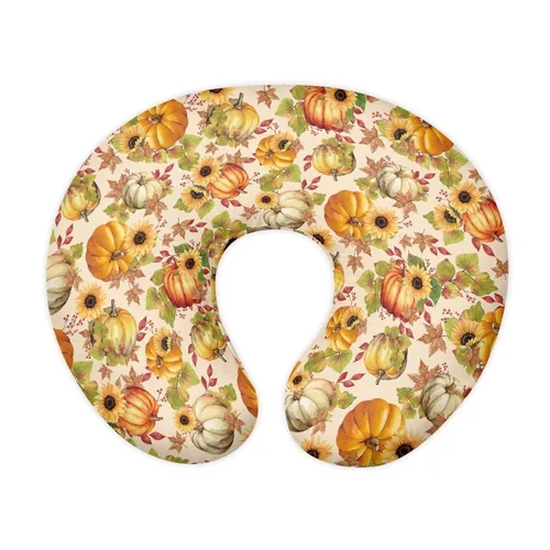 Miniatura 21 de Funda de almohada de lactancia con notas musicales de girasol para recién nacidos, niños y niñas, fundas de almohada de lactancia ultra suaves