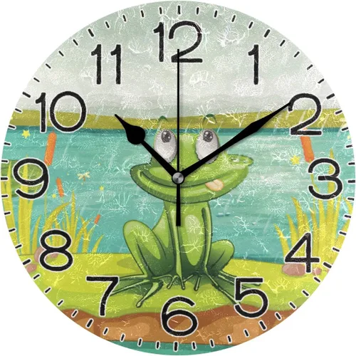 Miniatura 11 de Reloj de pared de pavo real con hermosas plumas, funciona con pilas, silencioso, de cuarzo, analógico, rústico, rústico, reloj redondo, decoración