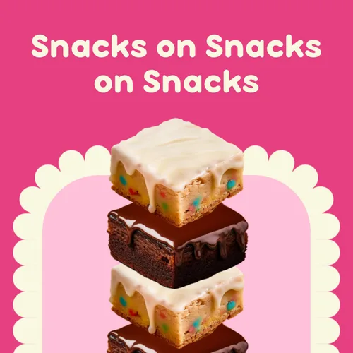 Miniatura 5 de Prime Bites Brownie con alto contenido de proteínas (12 por caja, Birthday Cake Blondie) – 0.49 onzas de proteína, 0.19 onzas de colágeno, sin