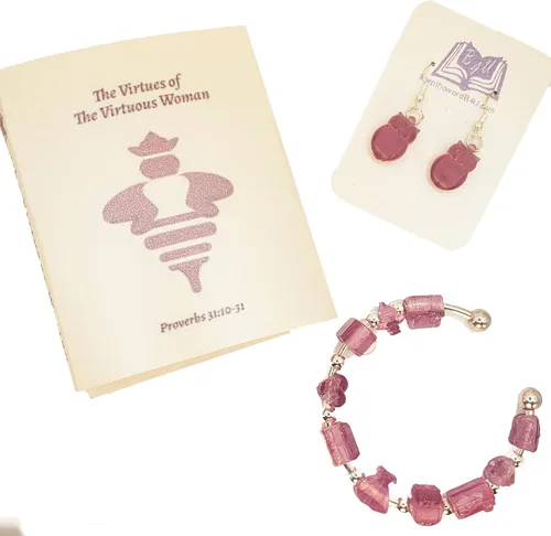 Miniatura 69 de B4U Signature Faith-Based Scripture Charm Bracelets Wear Your Faith, Live the Word, Stay Inspired