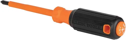 Miniatura 6 de Klein Tools 85076INS Juego de destornilladores aislados, fabricado en EE. UU., cuenta con destornilladores eléctricos de 1000V, (3) puntas Phillips
