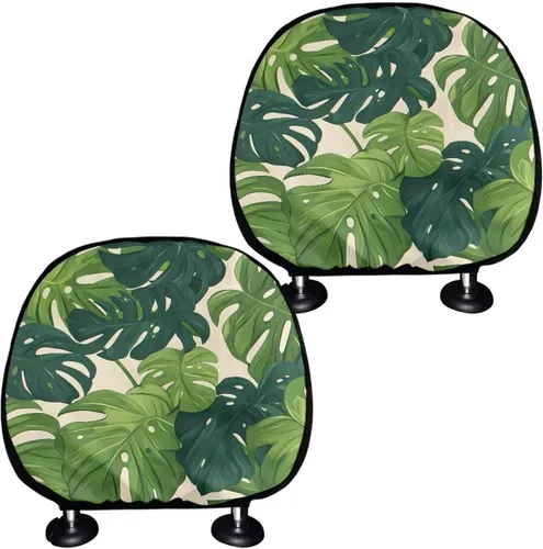 Miniatura 25 de Funda personalizada para reposacabezas de asiento de automóvil, regalos personalizables, transpirables, paquete de 2 fundas de cojín para asiento