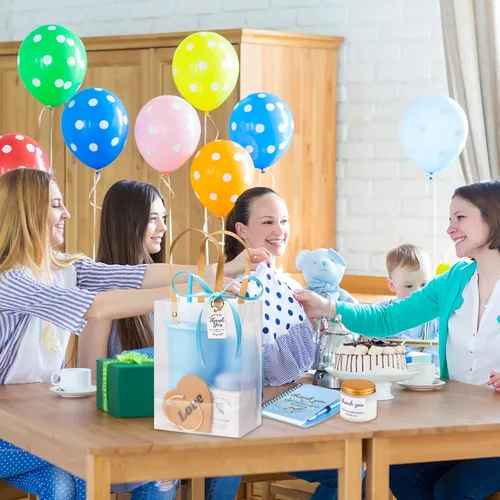 Miniatura 6 de 56 premios de baby shower para ganadores de juegos, regalos de baby shower, incluyendo vaso de plástico, cuaderno, velas perfumadas, bolígrafos Azul