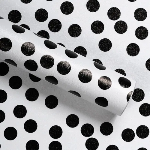 Miniatura 23 de Papel Adhesivo en Contacto Blanco y Negro en Mosaico a Cuadros, Papel Pintado Desmontable y Autoadhesivo en Lattice, Vinilo Impermeable en Rollo