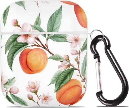 Miniatura 22 de Funda de zanahorias naranjas para Airpod 2/1 con llavero de protección completa de plástico accesorios para la piel para mujeres y hombres