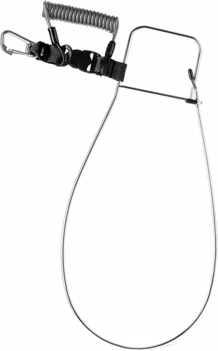 Miniatura 10 de Rogue Endeavor® Clip de pescado, grande, construcción inoxidable, cordón de núcleo de acero de liberación rápida de 36 pulgadas, diseñado para pesca