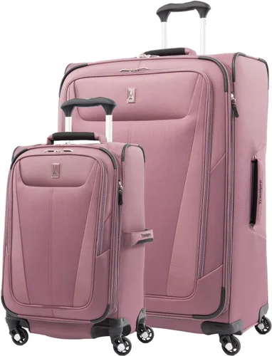 Miniatura 101 de Travelpro Maxlite 5 - Juego de 2 piezas de equipaje de mano de tela, expandibles con 4 ruedas giratorias, bolso blando para debajo del asiento, Negro